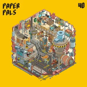 The Echoes of the Wasteland | Miniature Scene Stickers — Perpetual Power Plant from ASMR Stickers brings a futuristic industrial setting to life. This 3D scene sticker features a hexagonal power plant filled with machinery, pipes, control panels, and generators, creating a detailed post-apocalyptic energy hub. The scene showcases workers managing equipment, monitoring systems, and repairing structures, emphasizing resilience and technological advancement. The multi-level design includes a control room with monitors, a workshop with tools, and conveyor belts transporting materials, enhancing the immersive experience. The intricate details make this sticker visually captivating and dynamic. Perfect for DIY sticker decoration, planner embellishments, and creative journaling, this miniature scene stickers is ideal for sticker collectors, ASMR enthusiasts, and fans of dystopian world-building. Its high-quality, reusable design makes it a great addition to scrapbooks, sci-fi crafts, and immersive storytelling. Step into the world of innovation and survival with this beautifully crafted sticker set! You can find more details here.