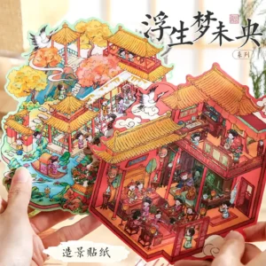 Step into a realm of imperial splendor with ASMR Stickers’ Empresses in the Palace Scene Stickers | 3D Scene Sticker Set – 2 Themes: Chinese Palace & Imperial Garden. Inspired by the acclaimed drama Empresses in the Palace, this elegant sticker set channels the royal allure and intricate court aesthetics of imperial China. Its 3D designs capture the grandeur of ancient palaces and the serene beauty of imperial gardens, evoking the drama’s exquisite costumes, architectural details, and cultural richness. Perfect for scrapbooks, journals, and creative projects, these stickers transform everyday designs into vivid tales of regal splendor and artistic storytelling.