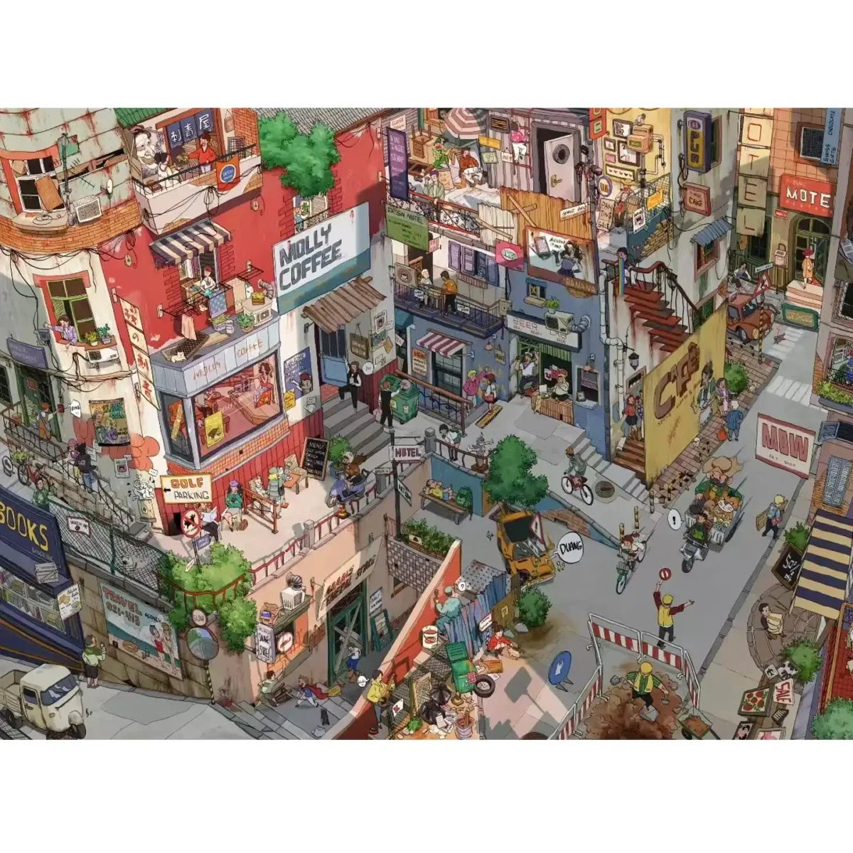 Let’s go back to town! My Small Town Life Scene Stickers | 3D Miniature Scene Sticker bring the cozy charm of everyday small-town life right to your fingertips. These detailed 3D stickers capture lively streets, coffee shops, local stores, pets, cyclists, and playful signs—all in one vibrant miniature scene. Perfect for journaling, ASMR crafts, and lovers of miniature sticker art. Whether you’re a sticker collector or a city life dreamer, this heartwarming set is a must-have addition to your creative world.
