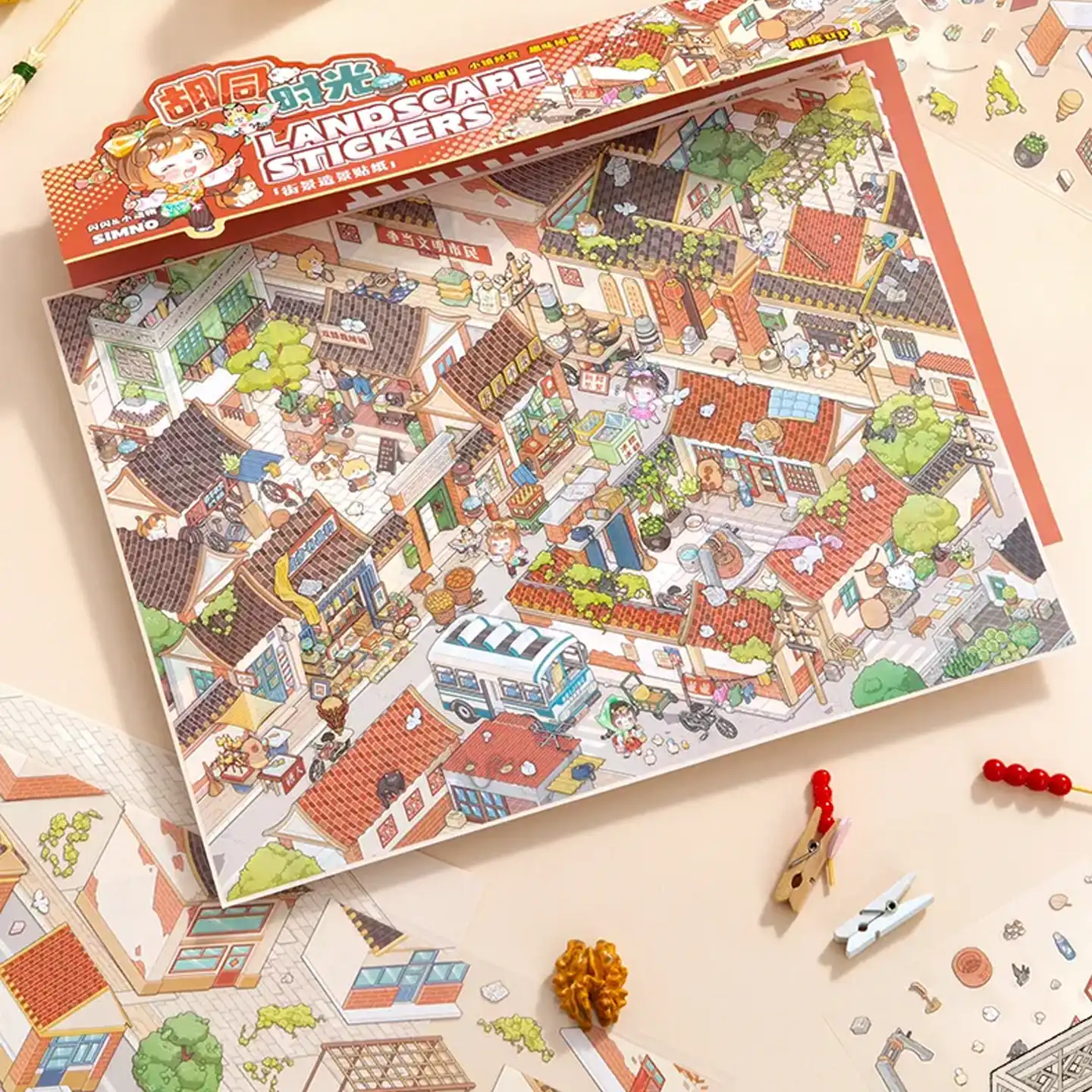 Set sail into creativity with ASMR Stickers’ Harbor Town Scene Stickers – Harbor & Alleyway. This 3D PET sticker set features a charming seaside market, colorful buildings, cozy cafés, and lively alleyways filled with whimsical details. Perfect for scrapbooks, planners, journals, and DIY crafts, it adds depth and storytelling flair to any project. Ideal for ocean lovers and fans of small-town aesthetics, these scene stickers capture the heart of harbor life with playful style.