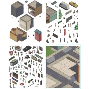 Bring your creations to life with ASMR Stickers’ Sunny Beach 3D Scene Stickers – Beach & City Street Theme. This set features vivid scenes of seaside cafés, rooftop hangouts, lively city streets, and summer fun—all crafted with layered PET for dimensional depth. Includes one backing paper, puzzle card, three sticker sheets, and one auxiliary sticker. Perfect for decorating journals, planners, scrapbooks, and DIY projects. Ideal for lovers of travel, sunshine, and vibrant urban charm.
